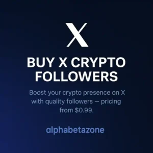 buy x crypto followers