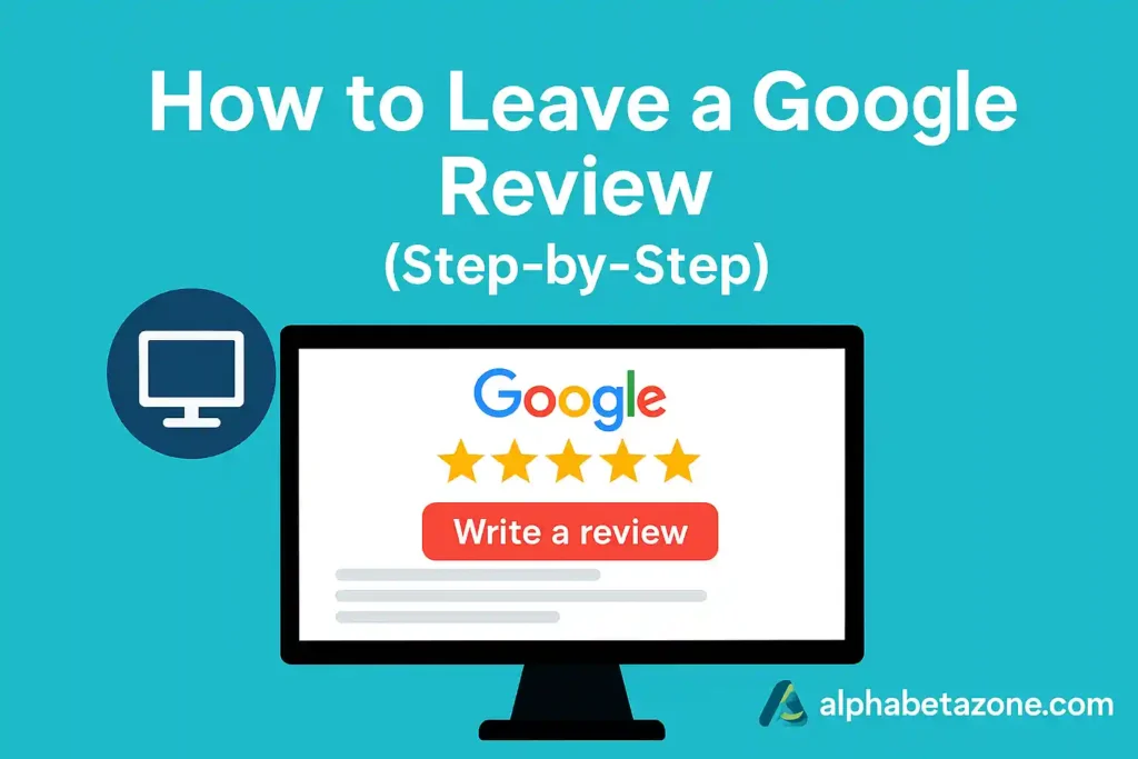 how to leave a review step by step