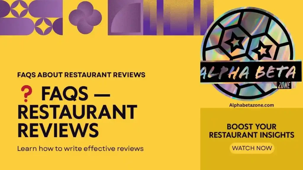 🥂 100+ Good Restaurant Review Examples For Food Lovers — By ...