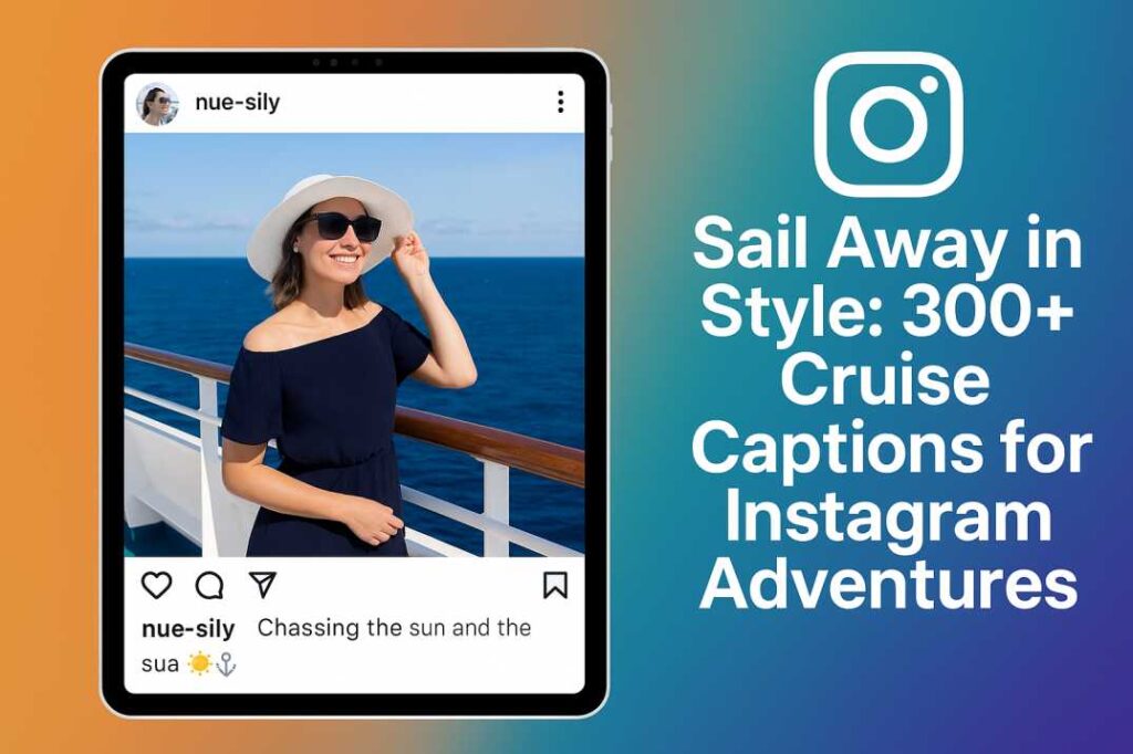 Cruise Captions for Instagram Adventures